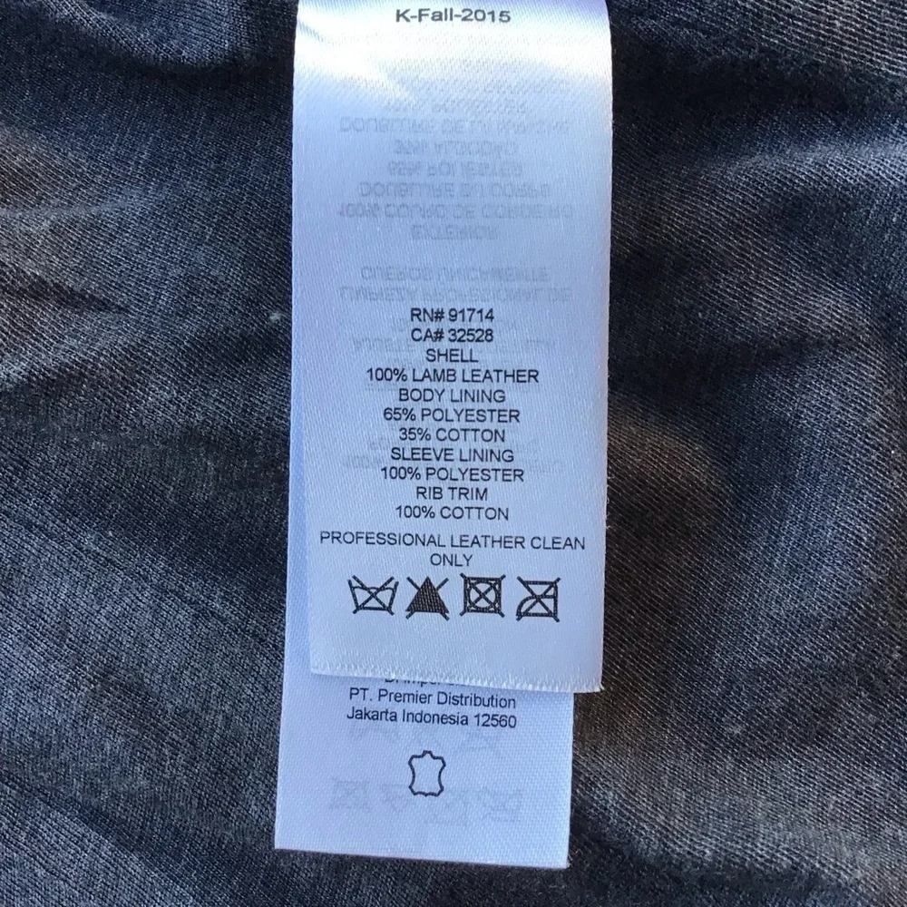 Armani Exchange Tan 100% Lambswool Full Zip Jacket Size Medium